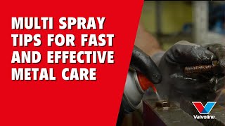 HOW to Increase EFFICIENCY with Valvoline MULTI SPRAY  AllPurpose Lubrication and Protection [upl. by Dammahom485]