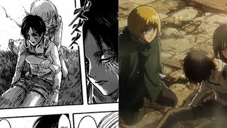 Differences between Attack On Titans Manga and Anime [upl. by Meg632]