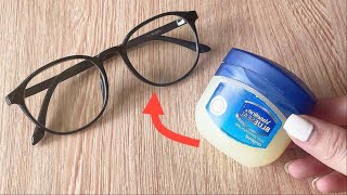 🔥 Apply VASELINE to the GLASSES and see what happens Tips365 [upl. by Craven]