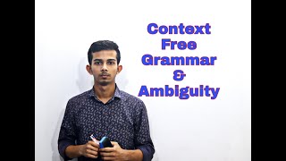 9 Context Free Grammar and Ambiguity  Theory of Computation [upl. by Ahsinod]