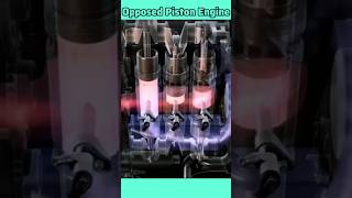 opposed piston engine  engineering viral technology vigyanrecharge shortvideos [upl. by Aidaas642]