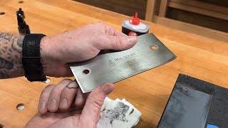 How To Burnish A Card Scraper  Blue Spruce Toolworks [upl. by Yren897]