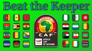 African Cup of Nations Cameroon 2021  Beat the Keeper  Marble Race [upl. by Morissa]