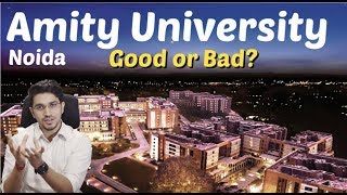 Amity University Noida  Placements  Fees  Hostel  Admission  Review  Good or Bad [upl. by Kitty]