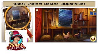 Junes Journey  Volume 6  Chapter 40  End Scene  Escaping the Shed [upl. by Pros]