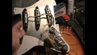 Squier Strat SE  Episode 3 Body Cavity Shielded and New Pickguard Assembly Built [upl. by Vashtia]