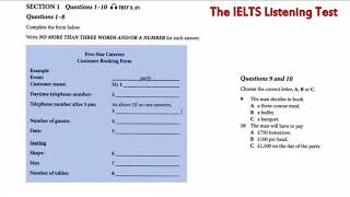 IELTS LISTENING PRACTICE TEST 2017 WITH ANSWERS 12 8 2017 [upl. by Floridia]