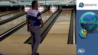 Ebonite Emerge Hybrid  Rapid Fire Game w Dino Castillo [upl. by Eirrem]