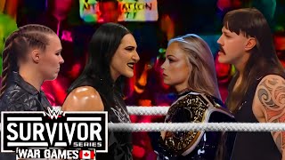 Ronda Rousey amp Rhea Ripley vs Liv Morgan amp Dominik Mysterio  WWE November 20 2024 [upl. by Ahsuatan]