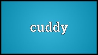 Cuddy Meaning [upl. by Demahum]