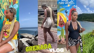 Grenada Travel Vlog 🇬🇩 Belmont Estate Island Road Trip Shopping Grand Anse Beach amp more Pt1 [upl. by Langelo]