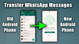 How To Transfer WhatsApp Messages from Old Android to New Android Phone Free and Fast [upl. by Sanjiv722]