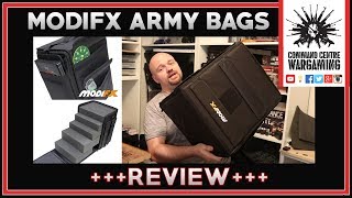 MODIFX Army Bag cases Review amp comparison Warhammer 40k 2019 [upl. by Nnaeilsel358]