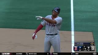 Game 110  Boston Red Sox at Texas Rangers  Hall of Fame Franchise  MLB The Show 24 [upl. by Summers]