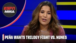 Julianna Peña responds to DC saying she hasn’t warranted an immediate rematch vs Amanda Nunes [upl. by Qidas]