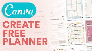 How To Make A Planner In Canva For Amazon KDP 2024 [upl. by Eetsirk]