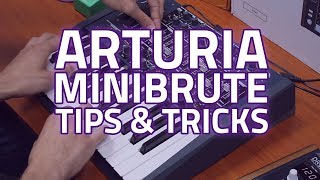 How to use the Arturia MiniBrute  Demo Tips Tricks amp Hidden Features [upl. by Nolasba619]