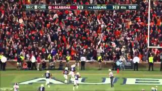 Auburn defeats Alabama 113013 109 Yard Missed Field Goal Return For Touchdown by Chris Davis [upl. by Richmound]