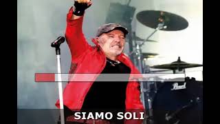 Vasco Rossi  Siamo SoliM4 Video karaoke [upl. by Ahseiyn]