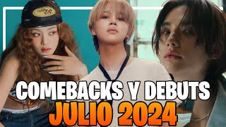 Comebacks Y Debuts KPOP Que Llegarán En Julio 2024  KPOP LINEUP [upl. by Junie]