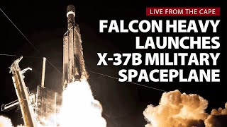 Watch live SpaceX Falcon Heavy launches secretive X37B military spaceplane [upl. by Esilegna]