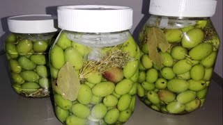 Conserva di olive verdi in salamoia [upl. by Estren]