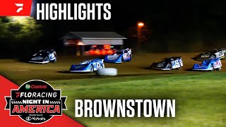 Castrol FloRacing Night in America at Brownstown Speedway 92524  Highlights [upl. by Flanigan131]