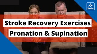 Best Stroke Recovery Passive Exercises  Pronation and Supination [upl. by Ardnuaek294]