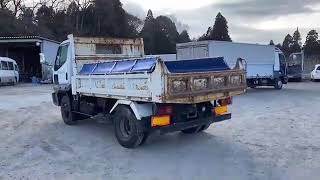 1997 Model Fuso Fighter Mignon Dumper 6D17 Engine [upl. by Hpeosj]