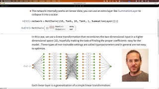 The Wolfram Neural Net Framework Nonlinear Regression [upl. by Acissehc308]