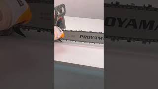 Crucial steps in installing a chainsaw chain [upl. by Meehar]