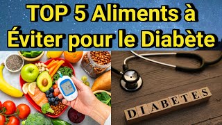 Attention Ces Aliments SURPRENANTS que les Diabétiques Doivent Absolument Éviter [upl. by Akinaj]