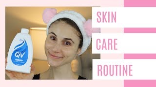 SKIN CARE ROUTINE OILY DRY SENSITIVE WITH QV SKIN CARE DR DRAY [upl. by Akienat]