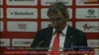 Svetislav Pesic konferencija za stampu KK CZvezda  KK Bosna I deo [upl. by Silevi123]