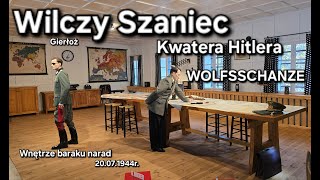 Wilczy Szaniec Wolfsschanze barak narad 20071944r Kwatera Hitlera OdkrywamOdkryte Gierłoż 102024 [upl. by Atnuahs573]