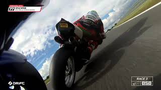 2024 Bennetts British Superbikes Round 5  Snetterton  Race 3 onboard highlights [upl. by Idur]