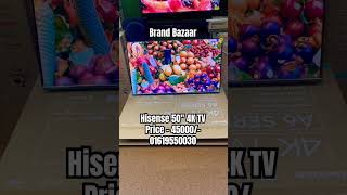 Hisense TV 50 inch 50A6F3 4K Google TV Price in Bangladesh  Brand Bazaar [upl. by Thorstein]