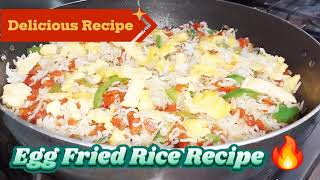 Egg Fried Rice Recipe Easy amp Delicious Egg Fried Rice with Vegetables  ChineseStyleQuick amp easy [upl. by Daeriam]