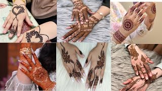 stylish mehndi design 2024back hand mehndi designmehndi [upl. by Conah]