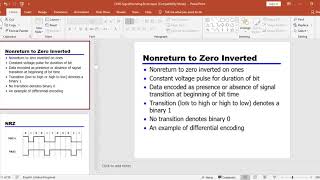 Digital Encoding Techniques NRZI NRZLBipolar AMI Manchester [upl. by Lramaj654]