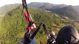 1° Vôo de Parapente  Nova Petrópolis  Ninho das Águias [upl. by Bernstein]