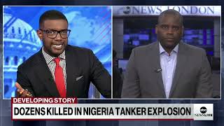 FUEL TANKER EXPLOSION DELETES 153 IN NIGERIA💥💀 [upl. by Cohen]