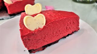 No Bake Red Velvet Cheesecake [upl. by Siol]