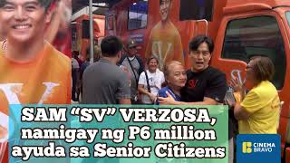 3000 Senior Citizens ng Maynila may ayudang P2000 each from SAM “SV” Verzosa Mahal ang matatanda [upl. by Blanchette]