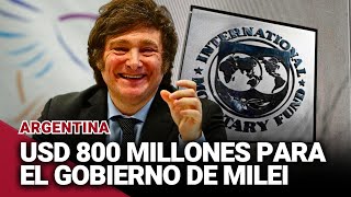 El FMI aprueba el desembolso de unos 800 millones de dólares a ARGENTINA  Gestión [upl. by Odessa]