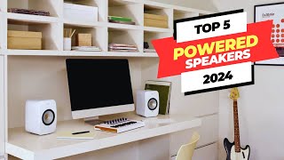 Top 5 Powered Speakers of 2024 Id Buy Again [upl. by Eniledgam811]