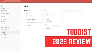 Todoist Review 2023  All You Need To Know [upl. by Anehsak434]