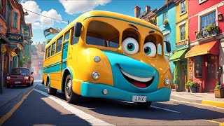 Wheels on the Bus  Nursery Rhymes for Kids  Fun amp Interactive Song [upl. by Pangaro]