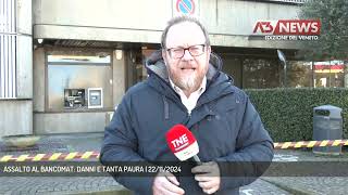 ASSALTO AL BANCOMAT DANNI E TANTA PAURA  22112024 [upl. by Noremac]