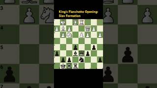 Daily Chess 298 Kings Fianchetto Opening Slav Formation shorts chess [upl. by Chun414]